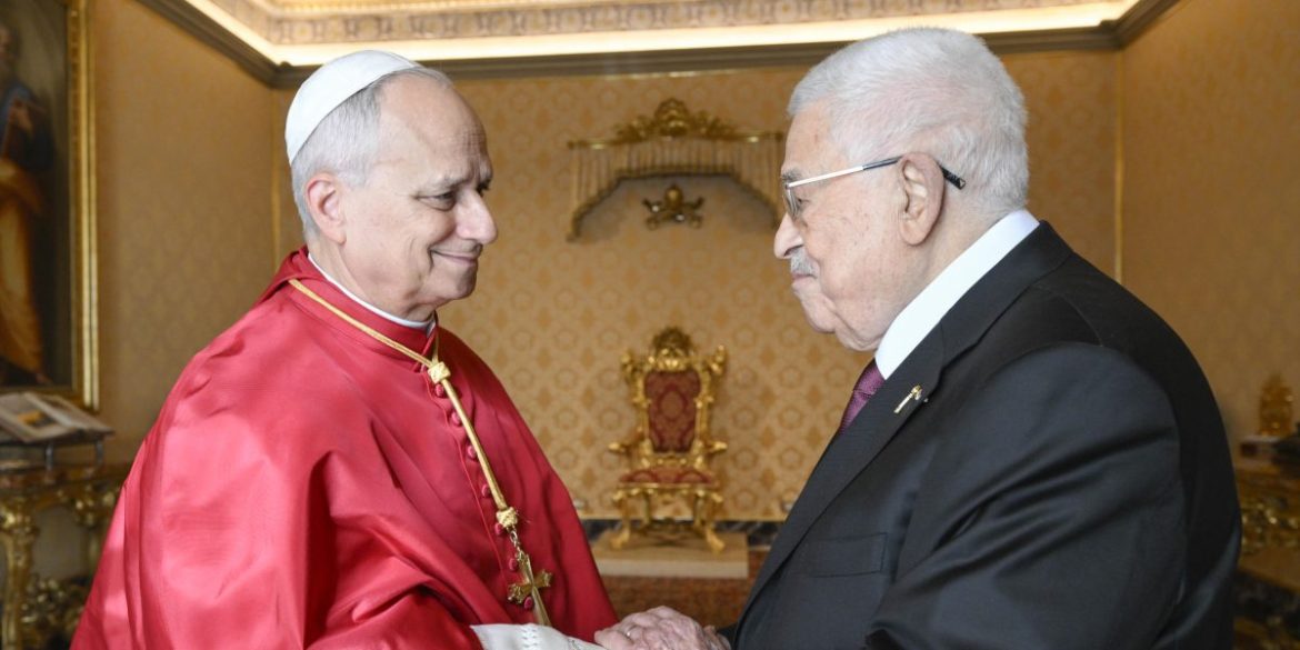 Abu Mazen e papa Abu Mazen e Leone XIV