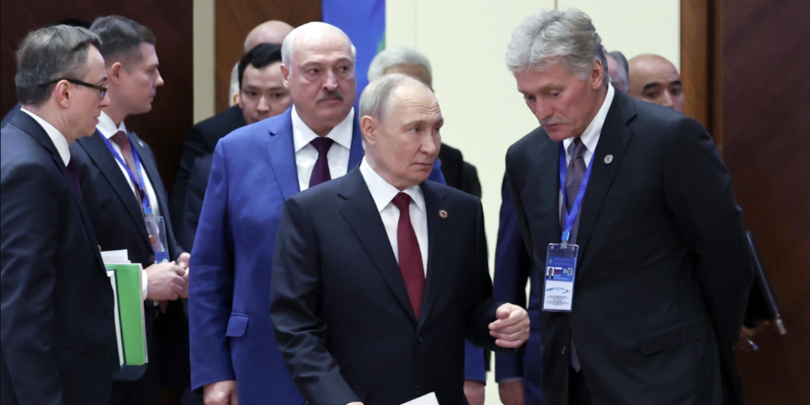 Peskov e Putin mosca negoziati