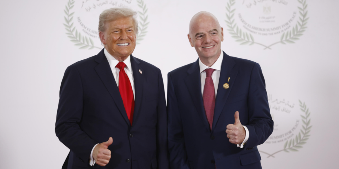 Infantino Trump Infantino e Trump