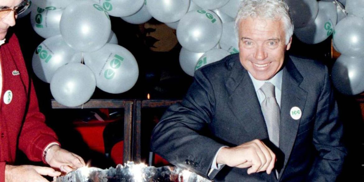 Nicola Pietrangeli alla festa dei 100 anni della Coppa Davis