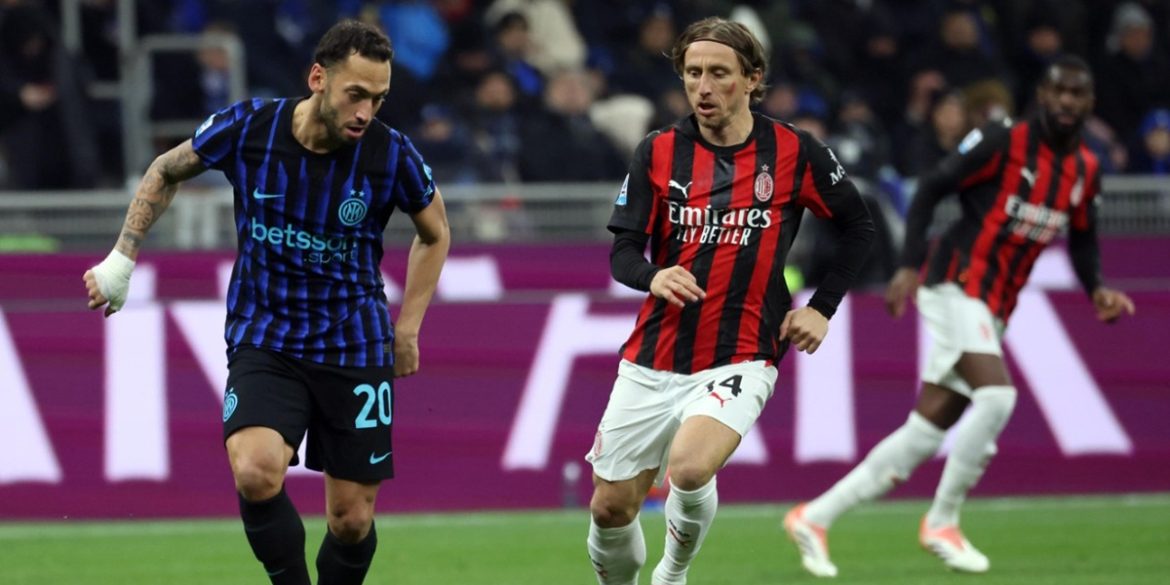 Hakan Calhanoglu e Luka Modric
