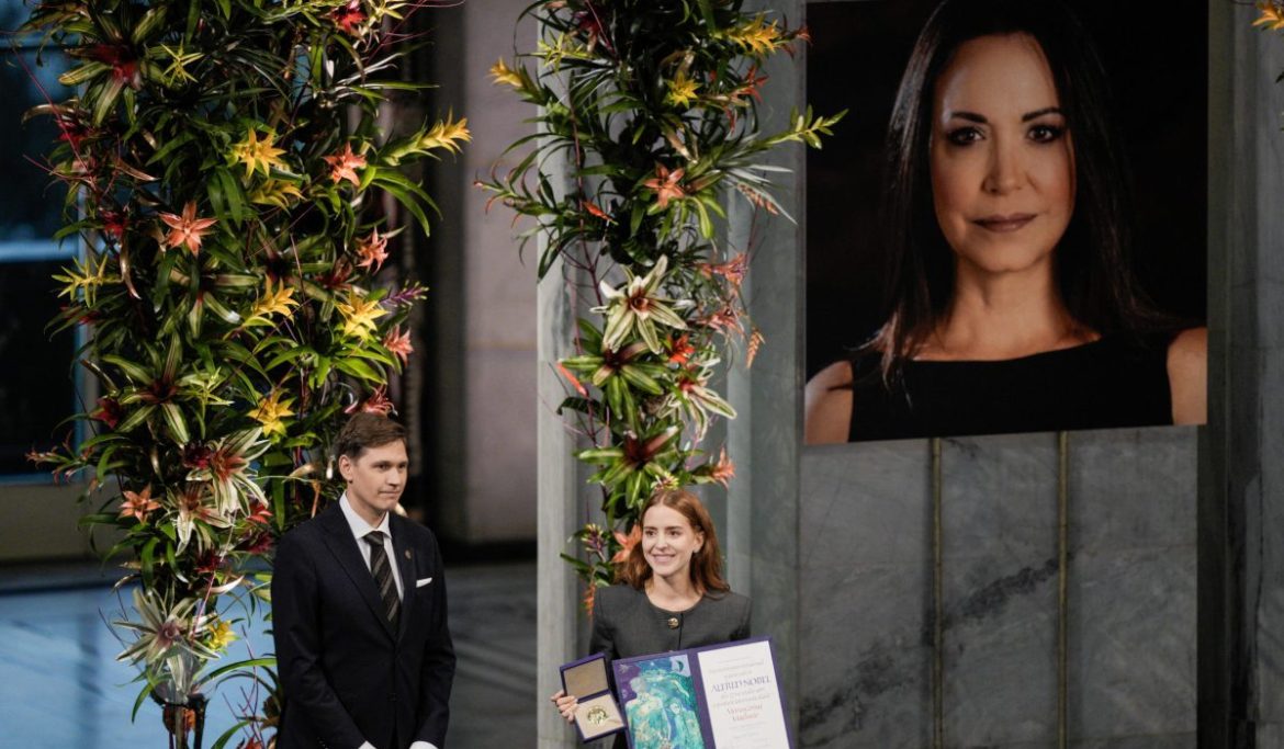 Nobel Peace Prize award ceremony 2025 Machado