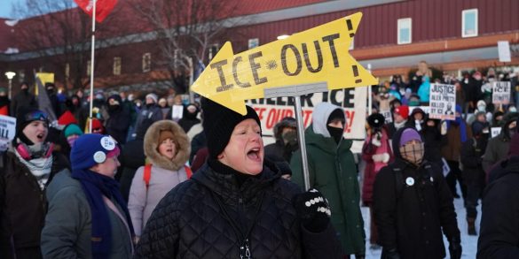 Vigil Held in Minneapolis After Fatal ICE Shooting