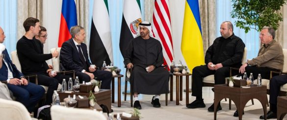 UAE president meets US, Russian and Ukrainian delegations in Abu Dhabi ucraina