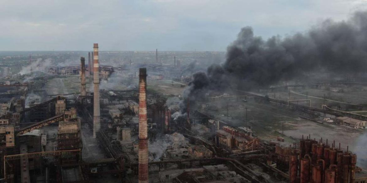 11 MAGGIO 2022 L’acciaieria di Azovstal Ucraina