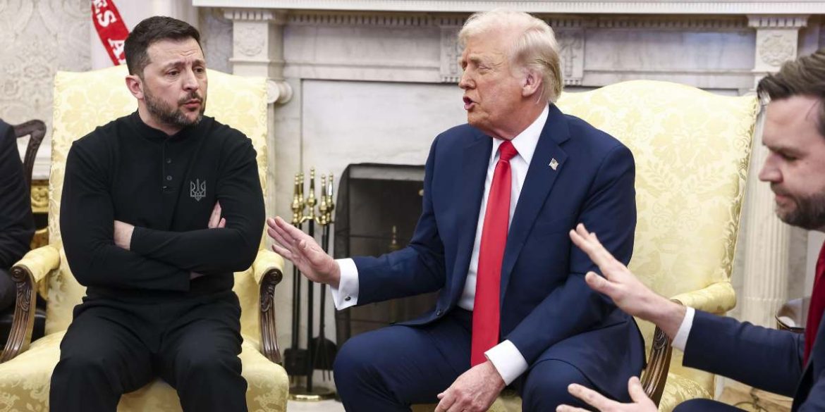 28 FEBBRAIO 2025 – Trump e il vice Vance attaccano il presidente ucraino Zelensky Ucraina