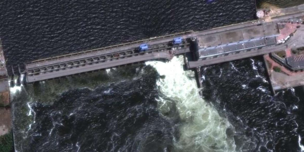 giugno 2023 Ucraina_ colpita la diga di Kakhovka, Kiev accusa i russi Ucraina