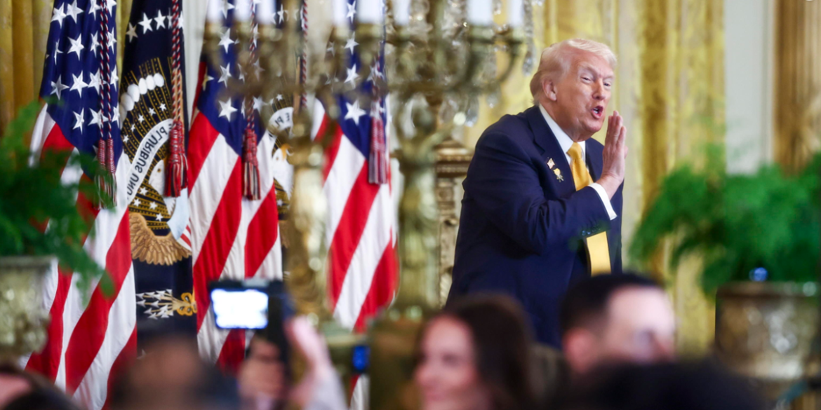 Trump Il presidente degli Stati Uniti Donald Trump