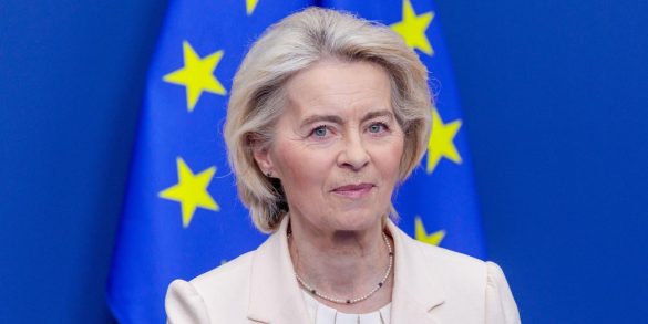 la presidente della Commissione Ue Ursula von der Leyen