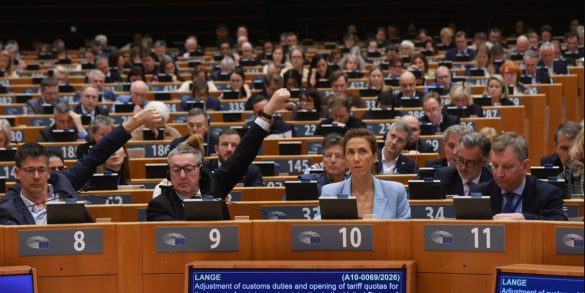 Sessione di voto al Parlamento europeo, Bruxelles, Belgio