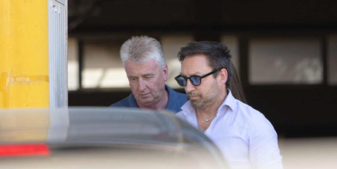 Di Vita Gianni Di Vita (a sinistra) arriva nella Questura di Campobasso per un interrogatorio, il 26 maggio 2026