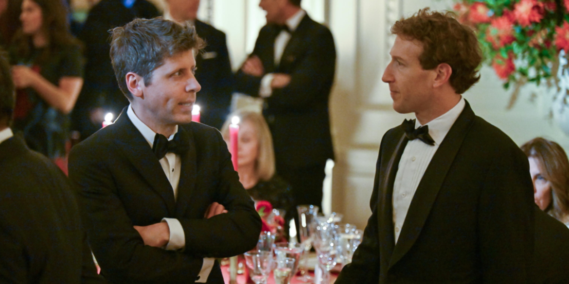 Altman e Zuckerberg xi trump