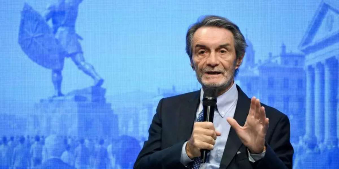 Il presidente della Regione Lombardia, Attilio Fontana Attilio Fontana