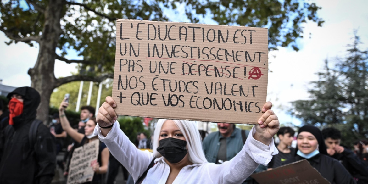 proteste studentesche Francia scuole