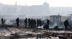 I profughi sotto il gelo di Belgrado
