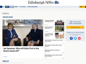 il sito dello scozzese Edimburgh News 