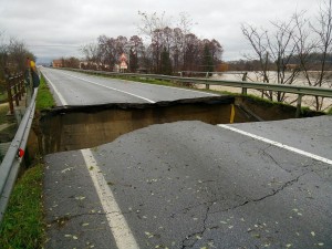 Il maltempo ha provocato frane nel cuneese