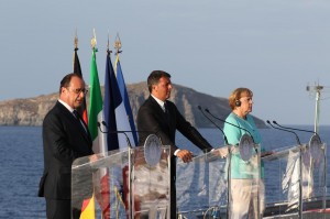 L'Unione Europea dopo la Brexit. L'incontro a Ventotene tra Renzi, Merkel e Hollande.