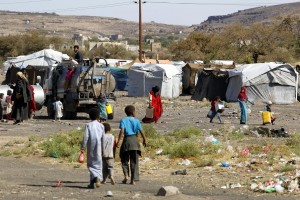 Yemen: campo rifugiati