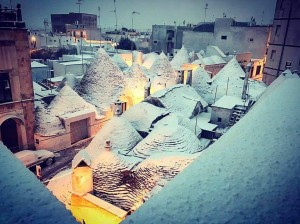 Neve sui trulli